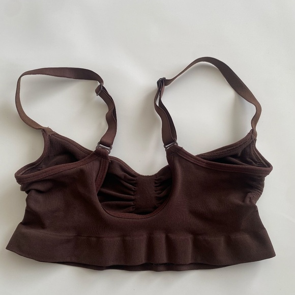 NEW SKIMS SEAMLESS SCULPT BRALETTE ESPRESSO or COCOA size Large - Picture 4 of 6